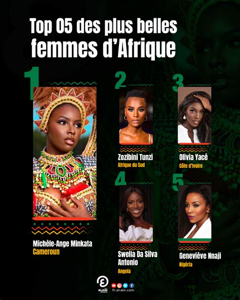 les plus belles femmes d afrique|10 mannequins africains qui célèbrent la beauté de la femme noire.